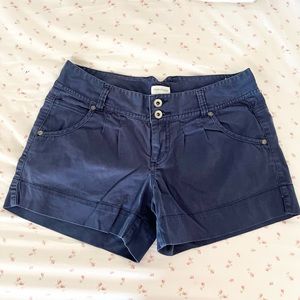 Maurice’s Navy Blue Khaki Short Shorts | 7/8